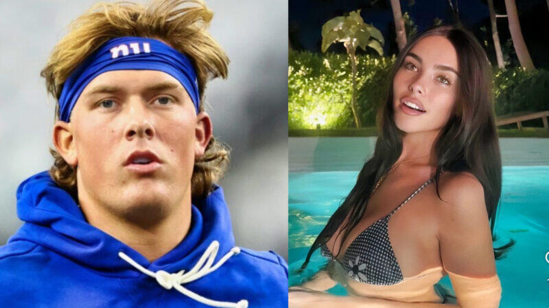 Social Media Thinks Giants QB Jaxson Dart Took A Direct Shot At Justin Herbert With Deleted Madison Beer IG Post Before His Debut vs. Chargers