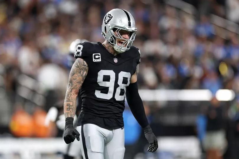 Maxx Crosby caught performing lewd act on sidelines during Raiders loss