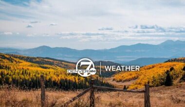 A few storms possible for Monday night's Denver Broncos game