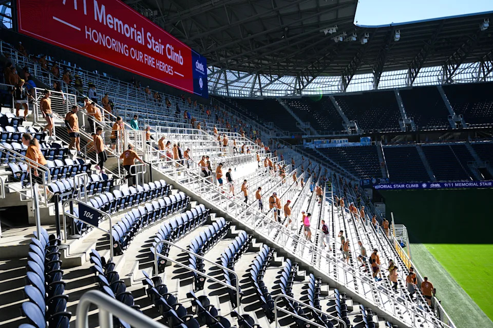The annual 9/11 Memorial Stair Climb and Walk.