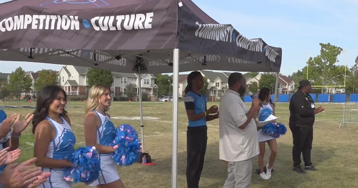 Detroit Lions donate football field to Boys and Girls Club