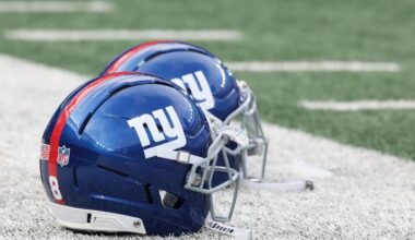 Giants Predicted To Select 6’6″, 308-Pound Star in 2026 NFL Draft To Help Jaxson Dart