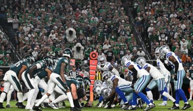 Eagles-Cowboys just misses NFL Kickoff audience record after weather delay