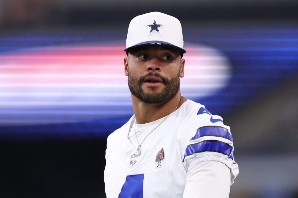 Dak Prescott of the Dallas Cowboys.