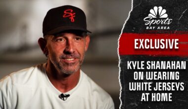 Why Kyle Shanahan pushed to wear white 49ers jerseys at home – NBC Sports Bay Area & California