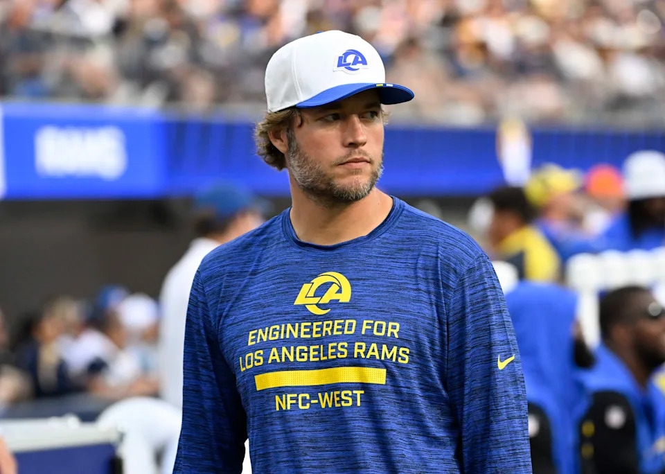 Barring a setback, Matthew Stafford is expected to start on Sunday in the Rams' season opener against the Texans. 