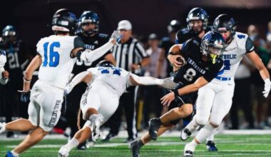 LCA’s last-minute touchdown pushes Eagles past Lexington Catholic 28-21 in Holy War