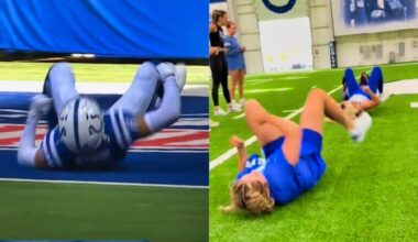 Indianapolis Colts Cheerleaders Tried Doing Cam Bynum’s Viral Celebration, And The Results Were Something Else [VIDEO]