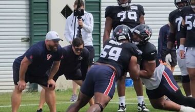 How Texans picked ‘five best guys’ for starting offensive line, why they’re encouraged about overhauled group