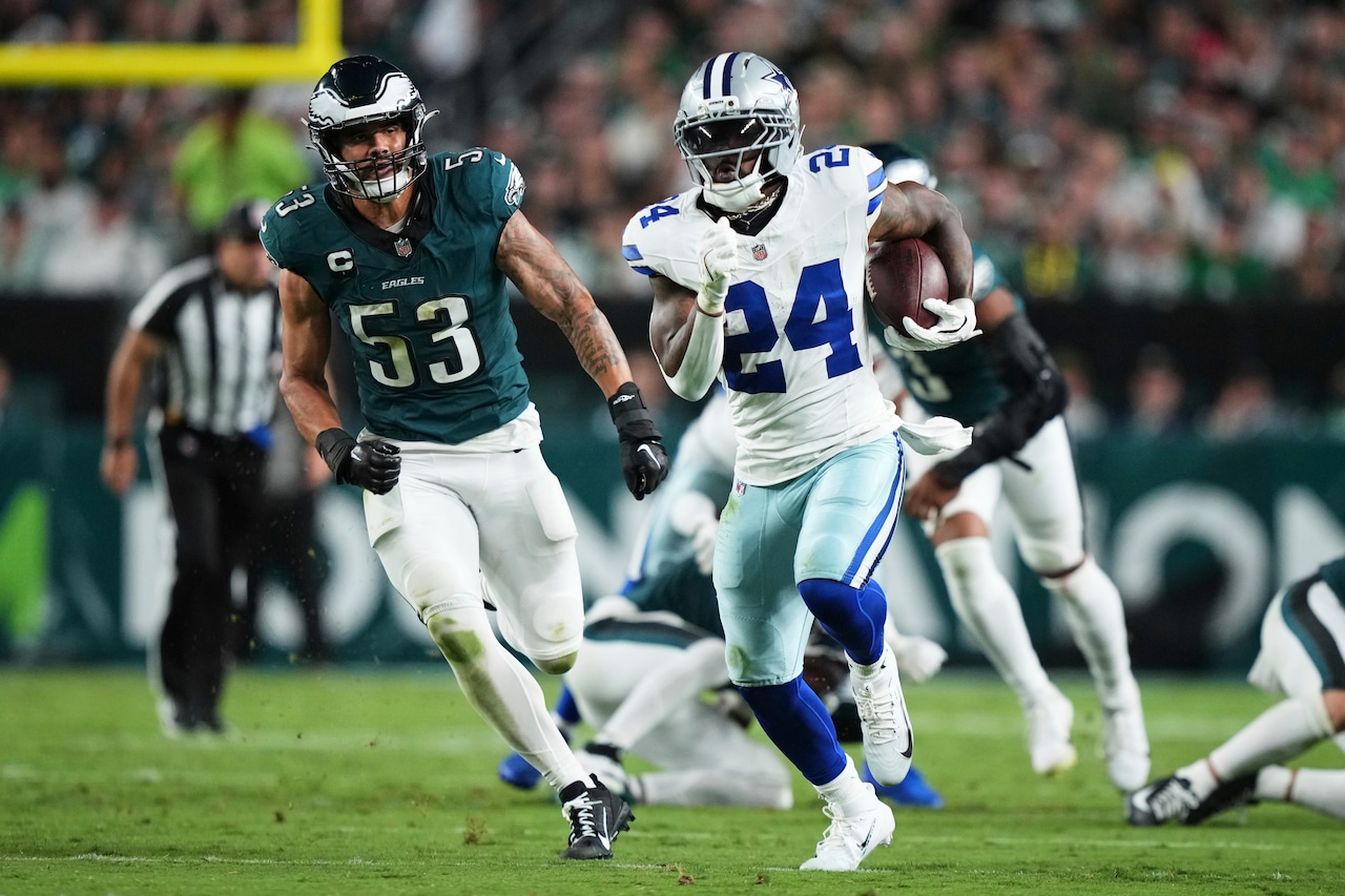 Eagles' Zack Baun, Jihaad Campbell show potential as NFL's best linebacker duo