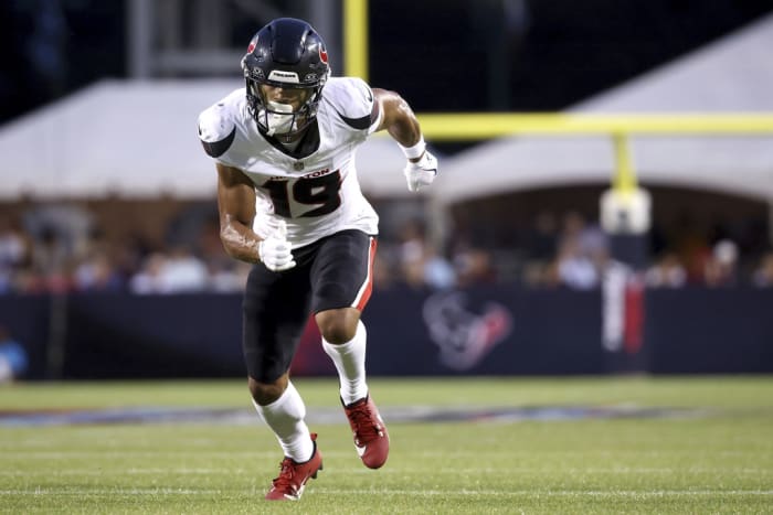 Why Texans receiver Xavier Hutchinson is ‘super proud of myself’