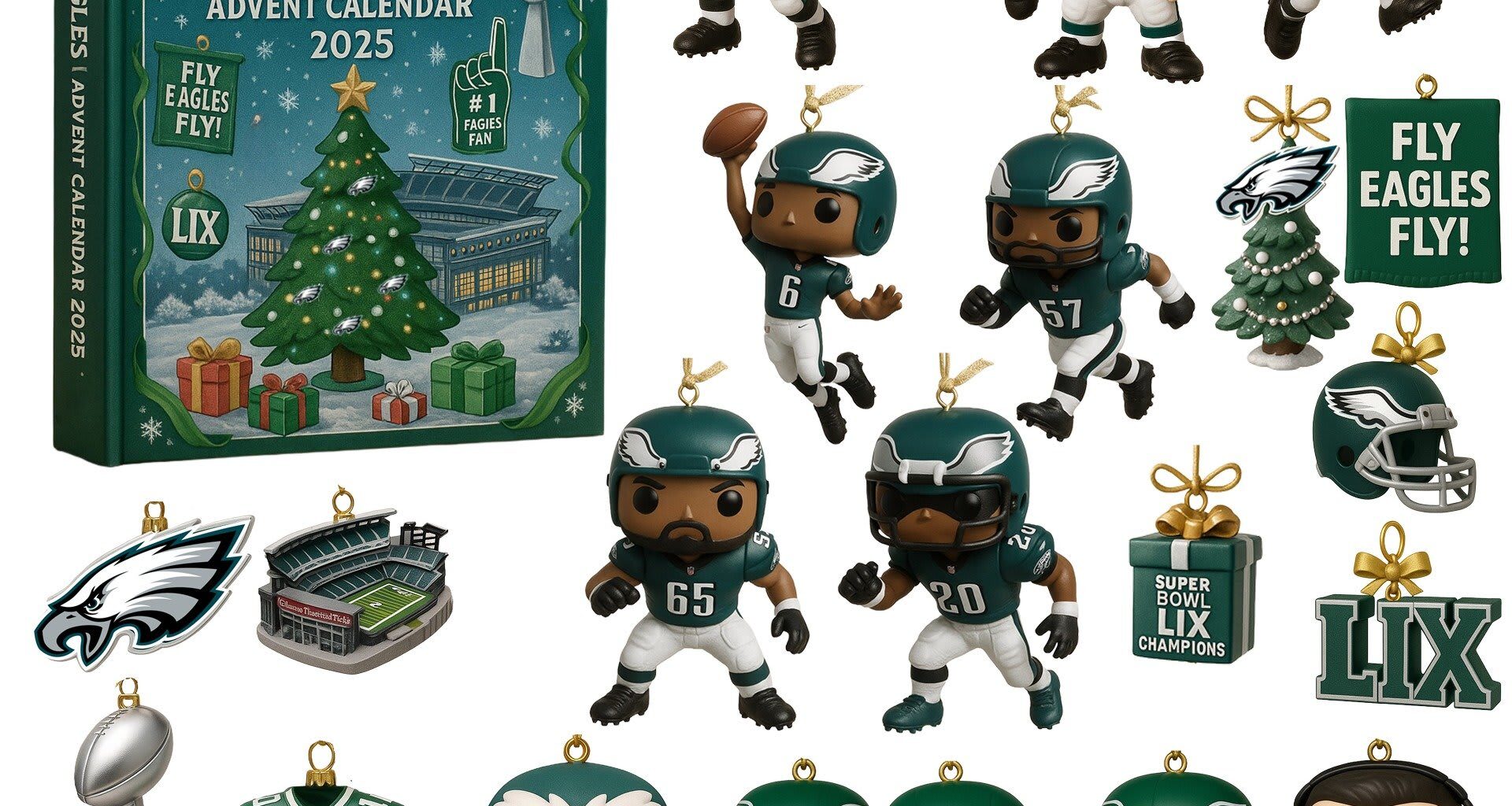 A Fan's Dream Countdown: Philadelphia Eagles Super Bowl LIX Champions Advent Calendar 2025
