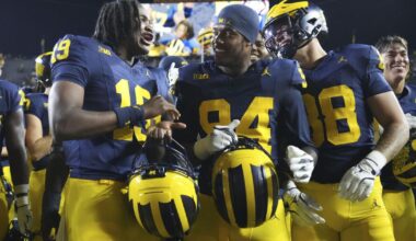 Michigan visits Oklahoma and Iowa heads to Iowa State in this week's top games on Big Ten schedule | Football