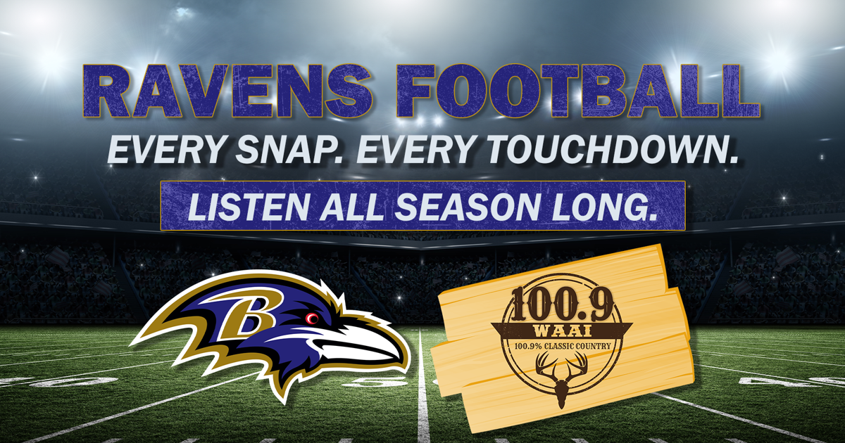 100.9 Classic Country to broadcast Ravens football all season long | Latest News