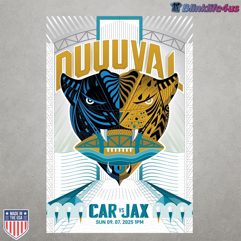 Panthers vs Jaguars On Sep 7 2025 EverBank Stadium Jacksonville FL Poster