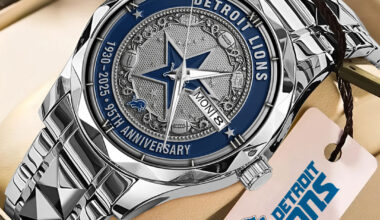 A Permanent Reminder: The Detroit Lions 95th Anniversary Stainless Steel Watch