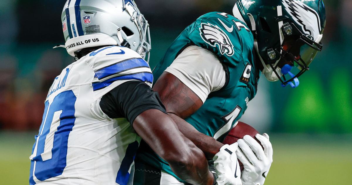 Jalen Hurts emulates special guest MJ despite lack of targets for special receiver AJ in Eagles win | National Sports