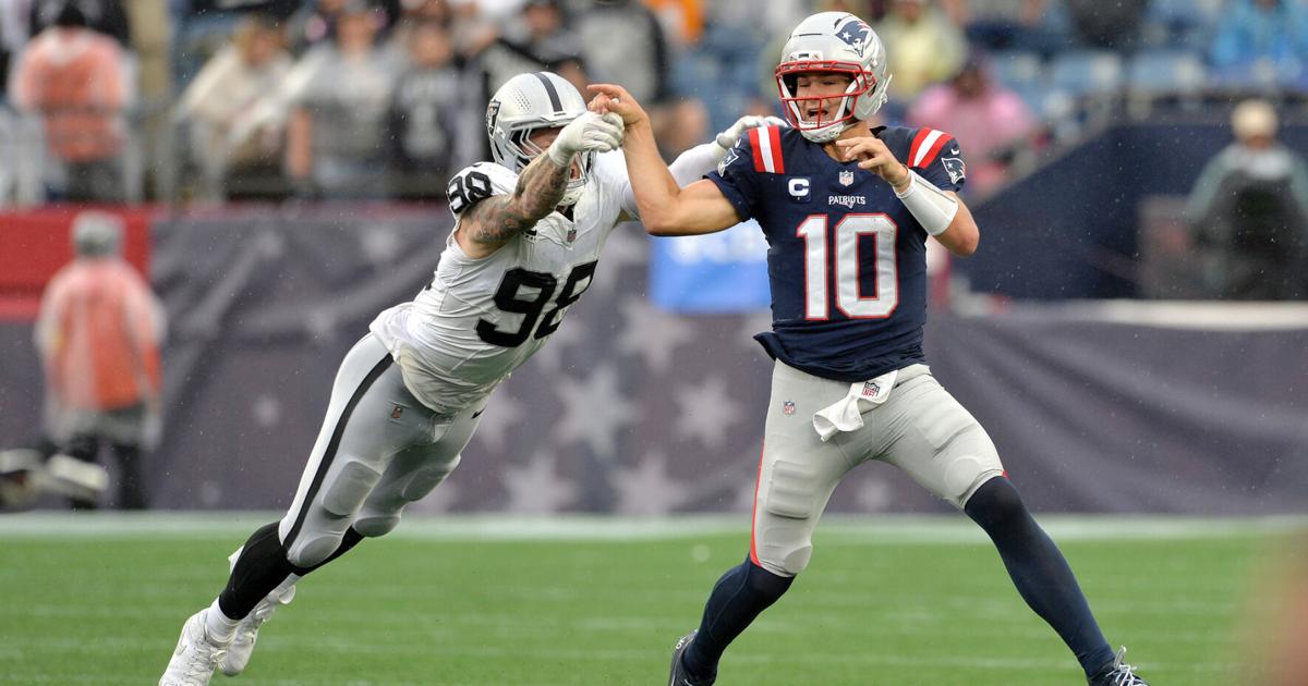 Hector Longo's Two-Minute Drill: Raiders 20, Patriots 13 -- Maye has to be better ... or else | Sports