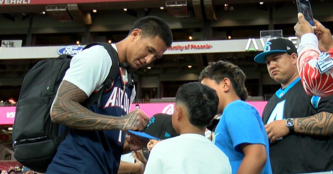 Tetairoa McMillan has first NFL 100-yard receiving game in return to Arizona | Sports