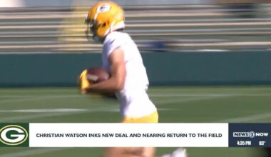 For Christian Watson, new one-year contract extension with Packers ‘definitely took a lot of pressure off my mind’ | Top Stories