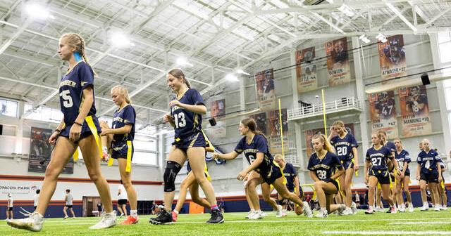 Broncos host Evergreen football teams at practice facility | Sports