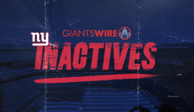 Giants vs. Chargers Week 4 inactives: Who's in, who's out?