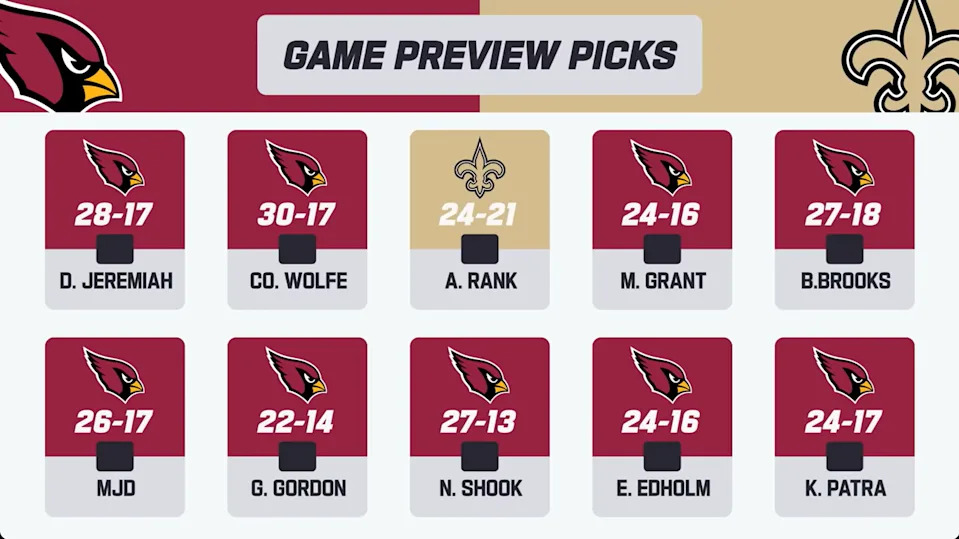 Cardinals-Saints picks