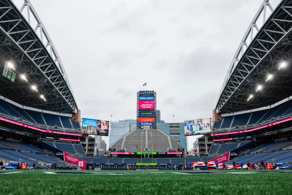 Aug 15, 2025; Seattle, Washington, USA; General view of Lumen Field before a game between the Kansas City Chiefs and Seattle Seahawks. Mandatory Credit: Joe Nicholson-Imagn Images© Joe Nicholson-Imagn Images