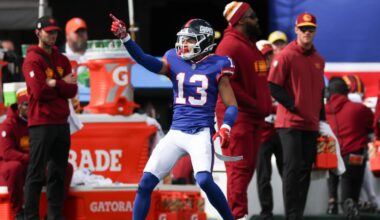 Jalin Hyatt was only Giants player who didn't see a snap in Week 2