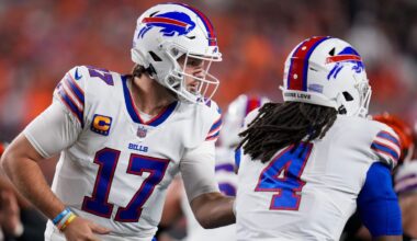 James Cook, Josh Allen will test run defense