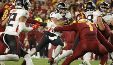 Tyler Allgeier player props odds, tips and betting trends for Week 1