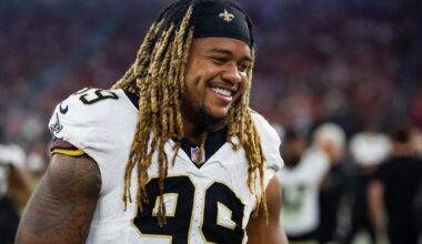 New Orleans Saints DE says he won't be out long