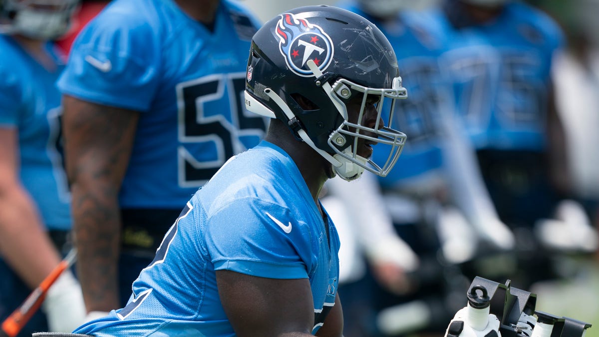 Titans name JC Latham's replacement vs Texans. Meet the new right tackle
