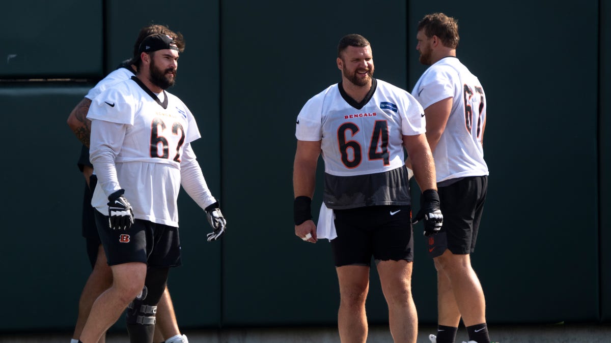 Bengals start right guard Lucas Patrick over Dalton Risner vs Browns