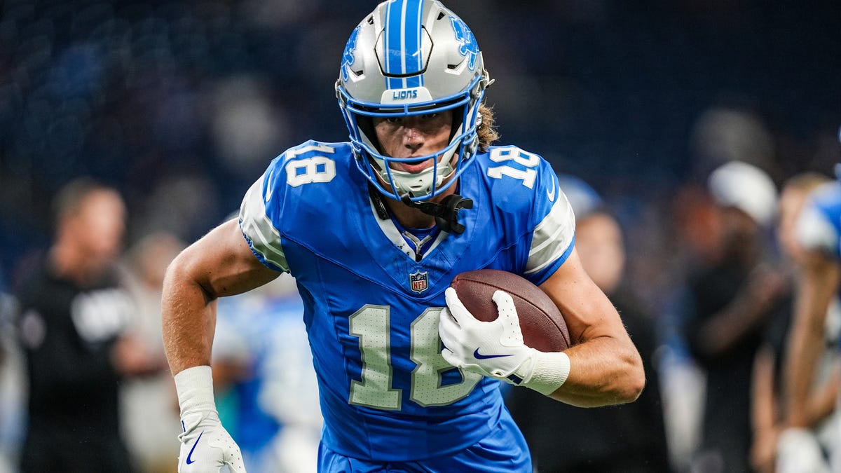 Isaac TeSlaa misses Lions practice; Graham Glasgow ready for Packers