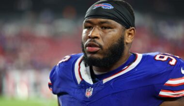 Buffalo Bills DT DeWayne Carter suffered season-ending injury