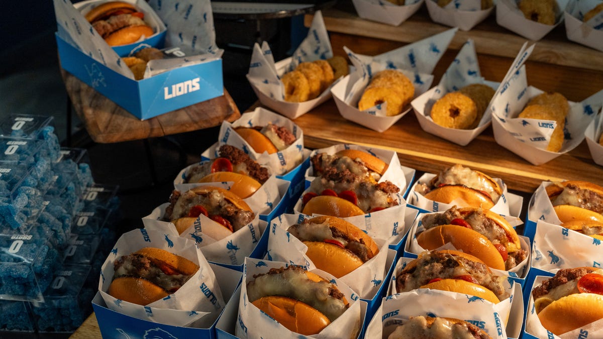 New food items at Ford Field await hungry fans for Lions home opener