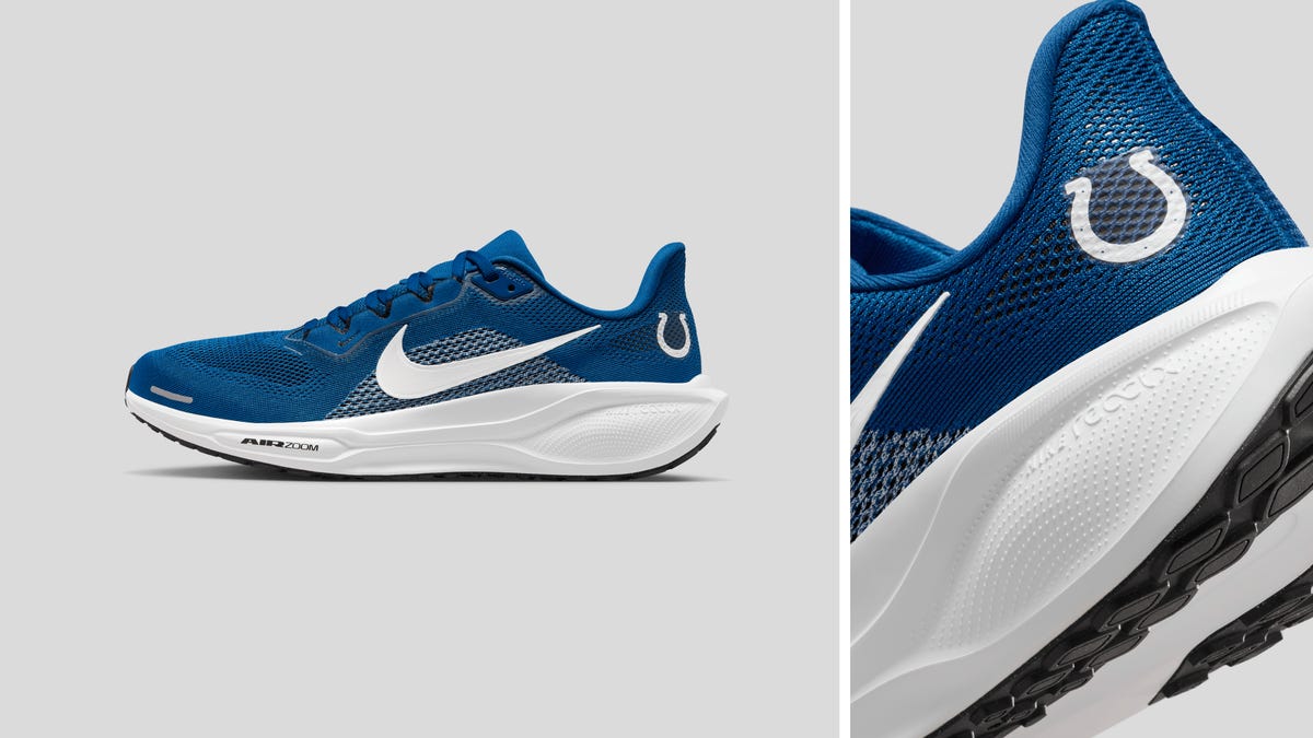 How to buy Nike Indianapolis Colts Air Zoom Pegasus running shoe