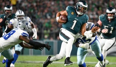 QB Jalen Hurts was lightning