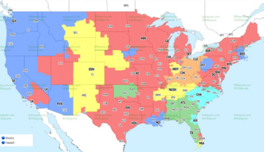 NFL Week 1 television maps: Commanders vs. Giants