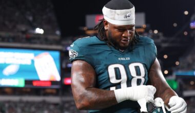 Eagles' Jalen Carter owns up to mistake after spitting at Dak Prescott