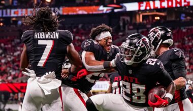 Atlanta Falcons elevate 2 practice squad players for Week 1