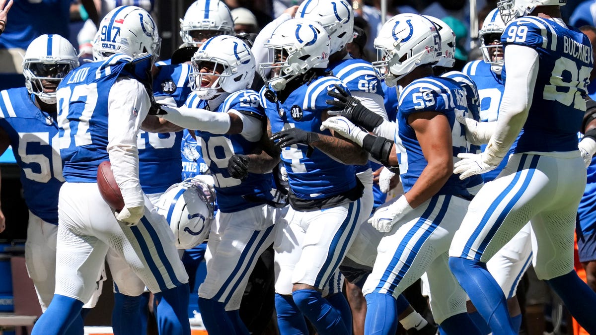 Indianapolis Colts vs Miami Dolphins inactives injuries for NFL week 2 today