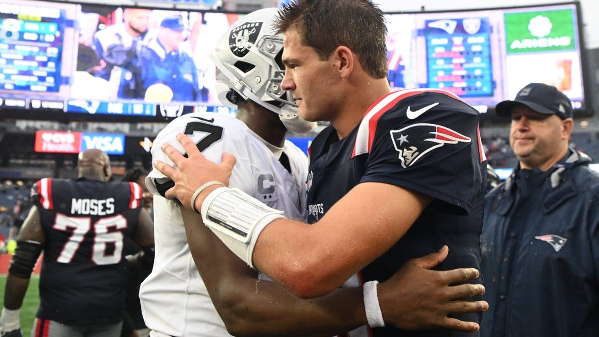 Drake Maye player props odds, tips and betting trends for Week 2