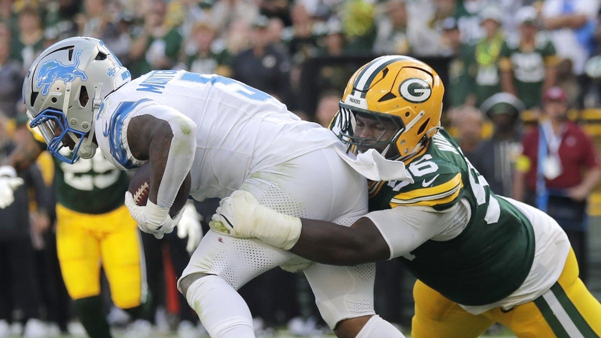 David Montgomery player props odds, tips and betting trends for Week 2