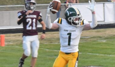 Union City out rushes Sand Creek in Big 8 win