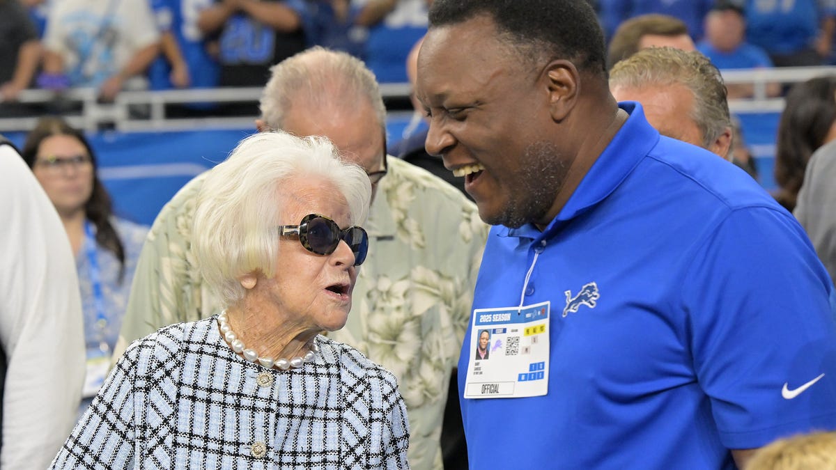 Former Detroit Lions owner Martha Firestone Ford turns 100 years old