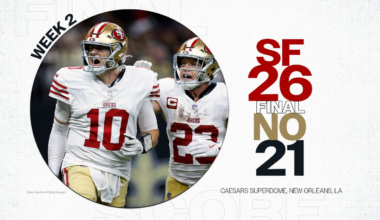 San Francisco escapes NFL Week 2 game with win