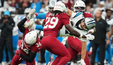 Week 2 defensive, special teams snap counts for Cardinals