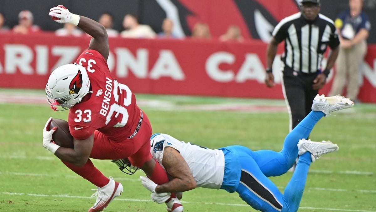 Trey Benson player props odds, tips and betting trends for Week 3